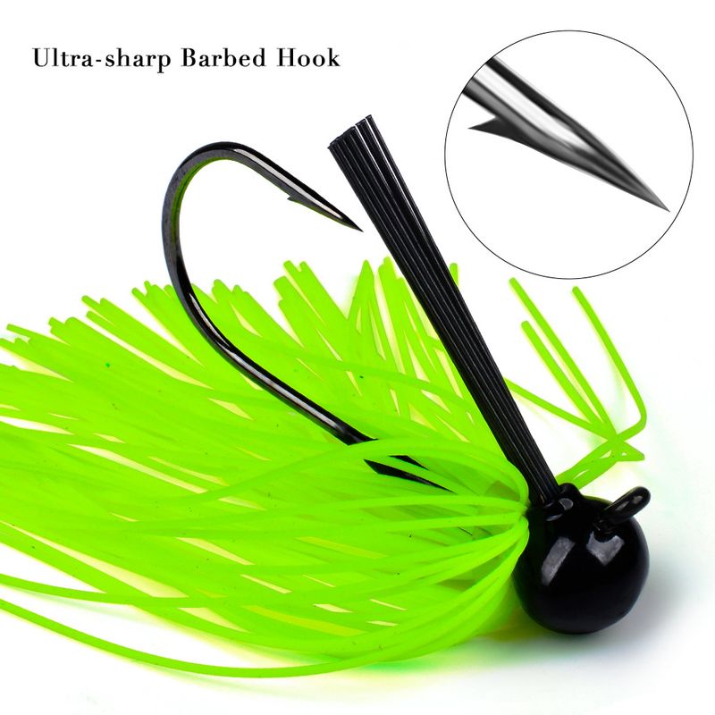 Bearded Man Esca anti-amo 7g 10g 14g 21g Jig Stopper Testa di piombo Amo Esca per spigole in acqua dolce e salata_voghion.com