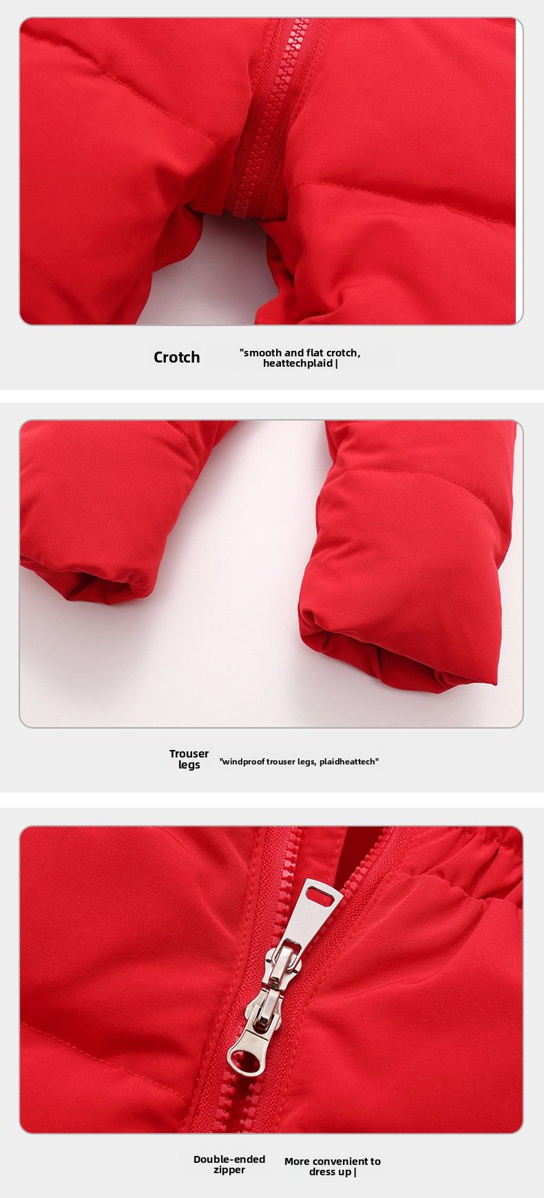 2025 Kinder Daunenjacke Kleinkind Kleinkind 1-5 Jahre alt Jungen und Mädchen neue Winter zweiteilige Set Top + Overalls_voghion.com