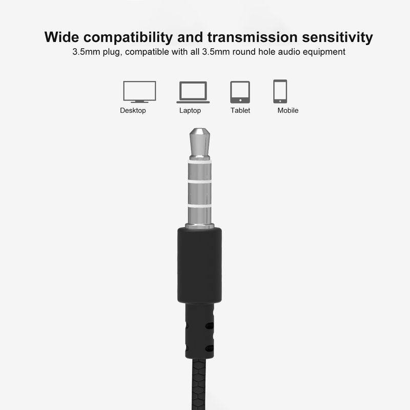 HiFi Powerful Bass Sound In-ear Wired Fevers Effect Lightweight 3.5mm Sports Earbud for Fiess_voghion.com