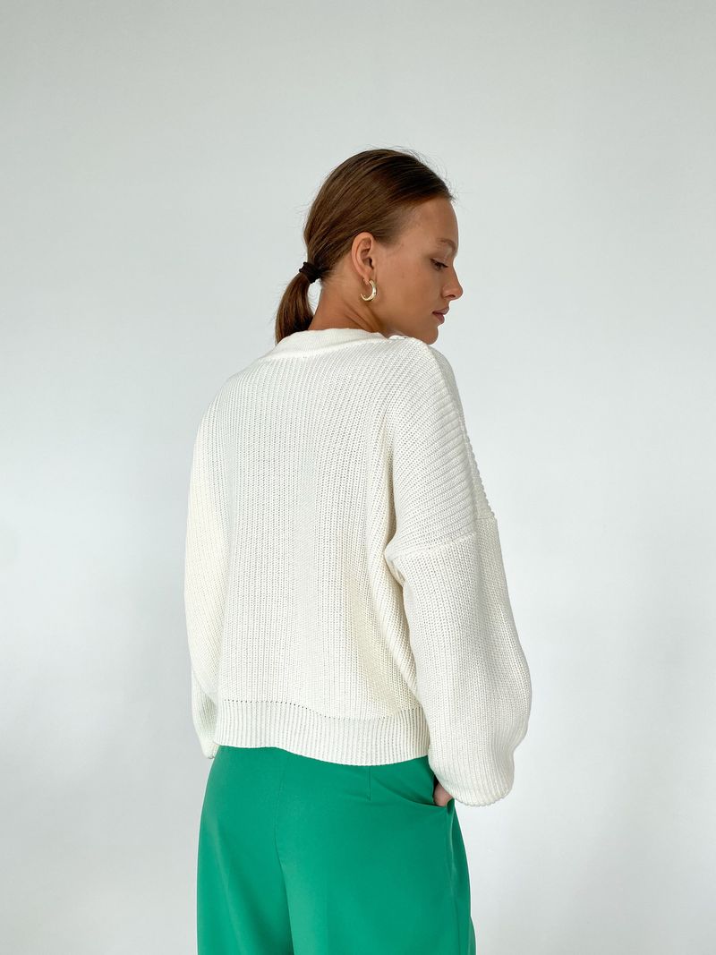 Damenbekleidung Herbst- und Winter-Strickjacke, einreihig, einfarbig, gestrickt, Unterhemd, Temperament, Pendlerpullover, Pullover, Damen_voghion.com