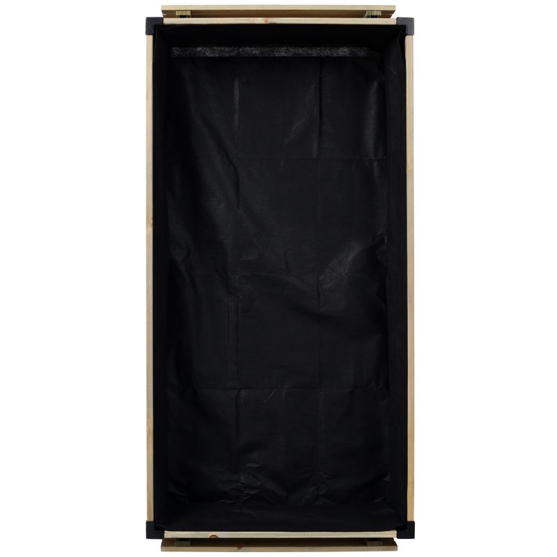 Raised Garden Bed, Metal Leg Wood Planter Boxes With Folding Storage Shelf,Elevated Planter Box For Growing Fresh Herbs, Vegetables, Flowers Great For Outdoor Patio, Deck, Balcony_voghion.com