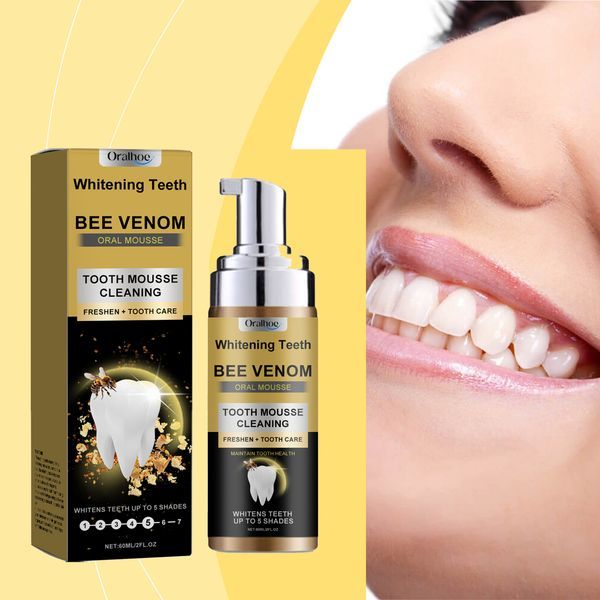 Oralhoe Teeth Cleaning Mousse Gently Cleans Teeth To Remove Odors, Stains And Grime Daily Beauty Mousse_voghion.com