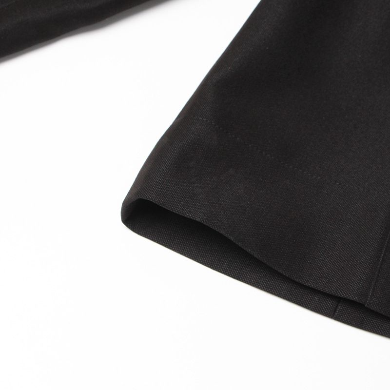 Roupas femininas Design de cintura alta reveladora comprimento médio terno sem costas 2024 novo decote em V manga comprida emenda terno de botão único_voghion.com