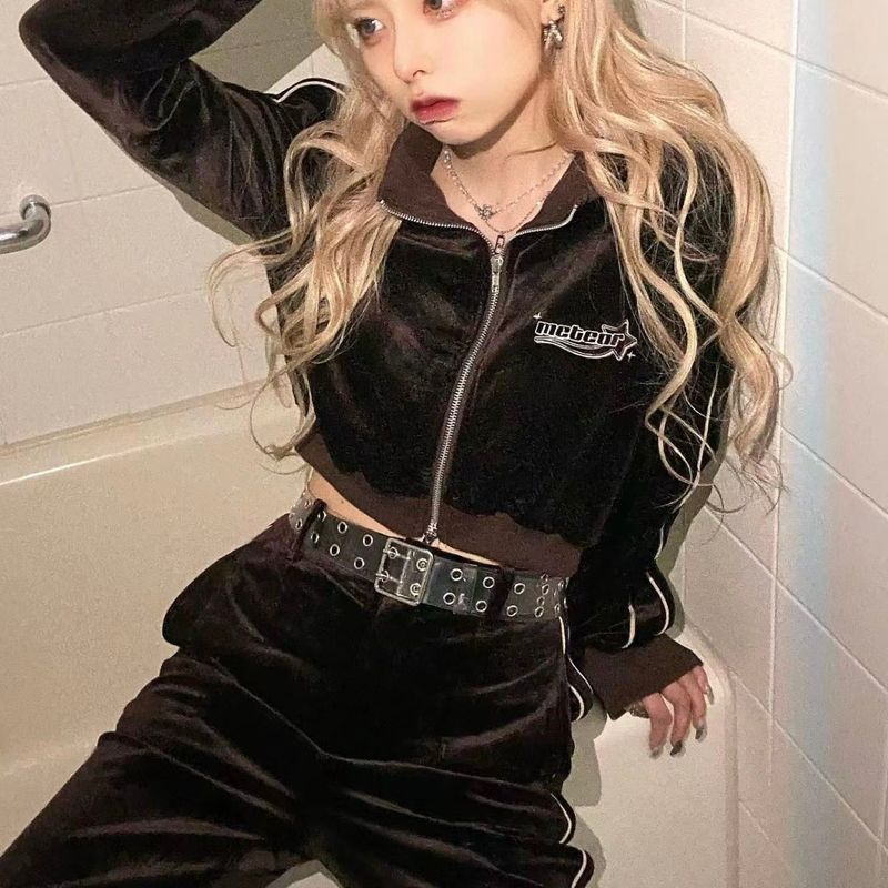 Instagram stiliaus permatomas dvigubas krūtis moterims, paprastas ir universalus mados punk meilės diržas, džinsų diržas_voghion.com