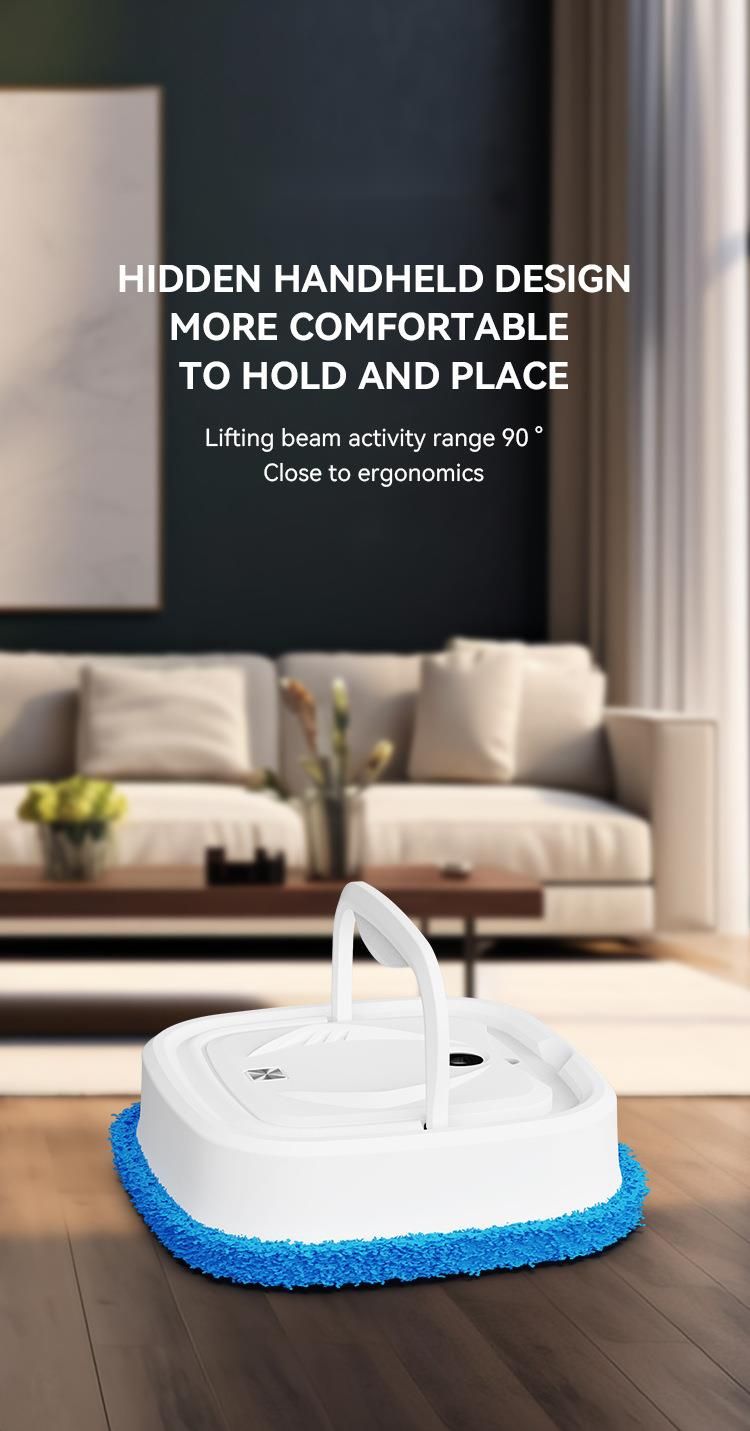 Compact Robot Vacuum - Self-Charging Auto Dust Mop | 0.6L Tank | Quiet Apartment Small Space Solution_voghion.com