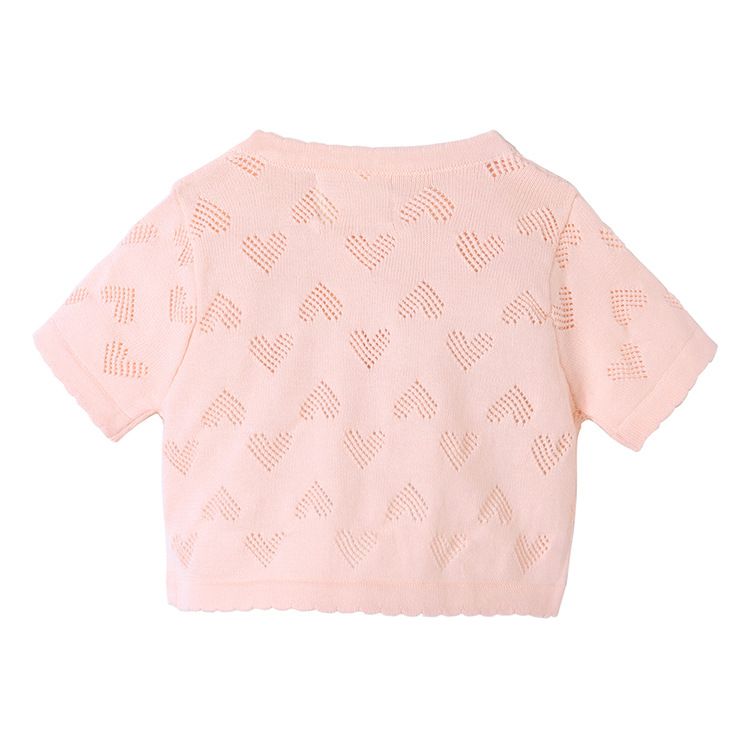 Cardigan tricoté à un bouton pour filles, veste à manches courtes, châle en pur coton, style coréen, vente en gros, été_voghion.com