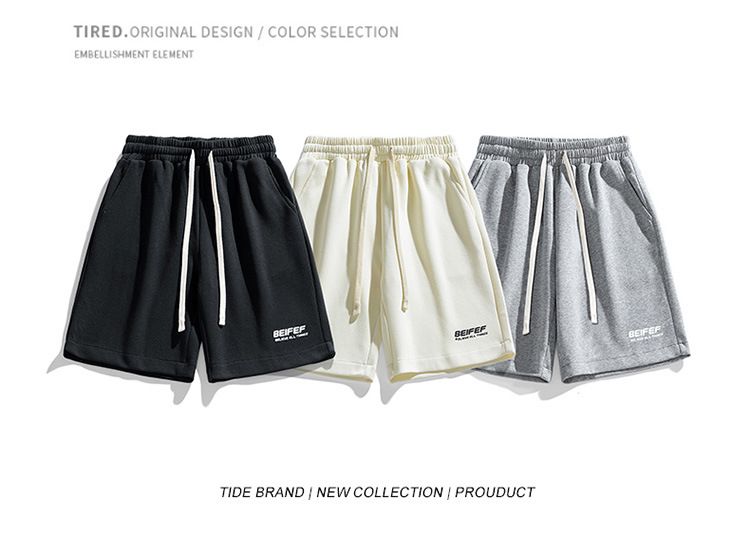 Herrenbekleidung Übergröße Sportshorts Lockere Freizeithosen Bequeme Shorts Laufshorts Einfarbige Strandhosen_voghion.com