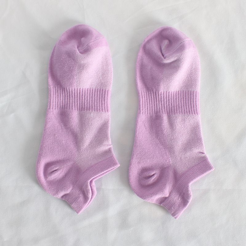 Sports socks Breathable mesh running socks Women's summer color thin boat socks low top shallow cut women's socks_voghion.com