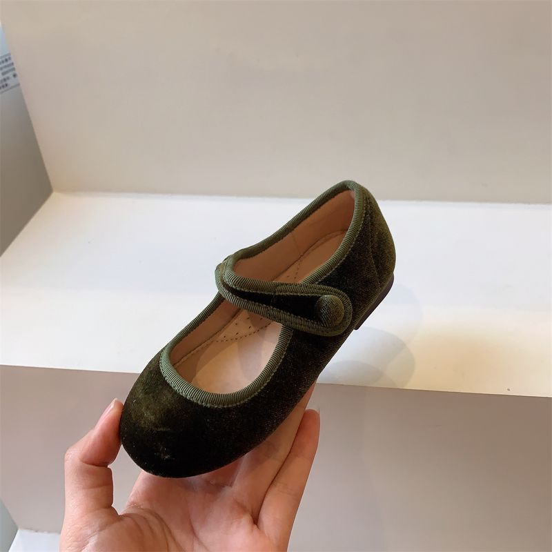 Kinder Schuhe kinder und Mädchen Leder schuhe Herbst samt Baby Prinzessin Schuhe kinder oma schuhe Kleine mädchen einzelnen schuhe_voghion.com