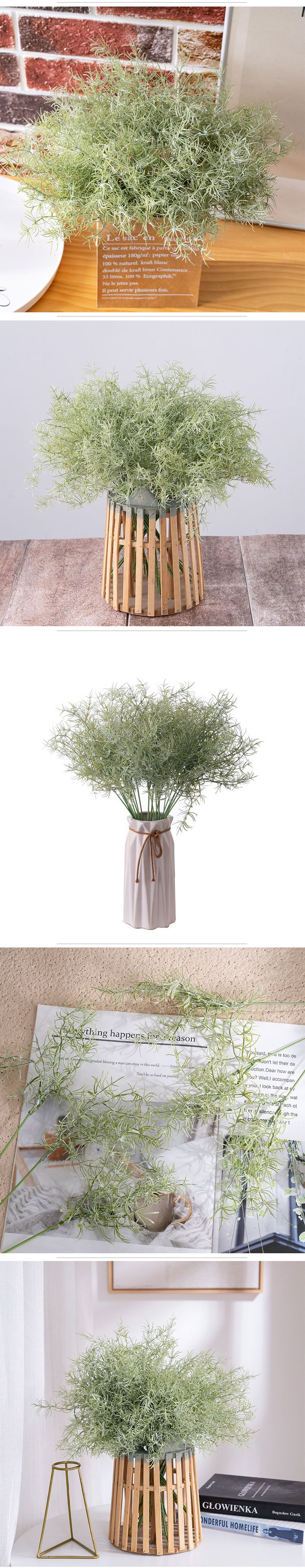 Artigianato Baisi piccoli mazzi di fiori artificiali produttori di fiori artificiali e piante verdi all'ingrosso decorazioni per matrimoni transfrontaliere YC1001-3_voghion.com