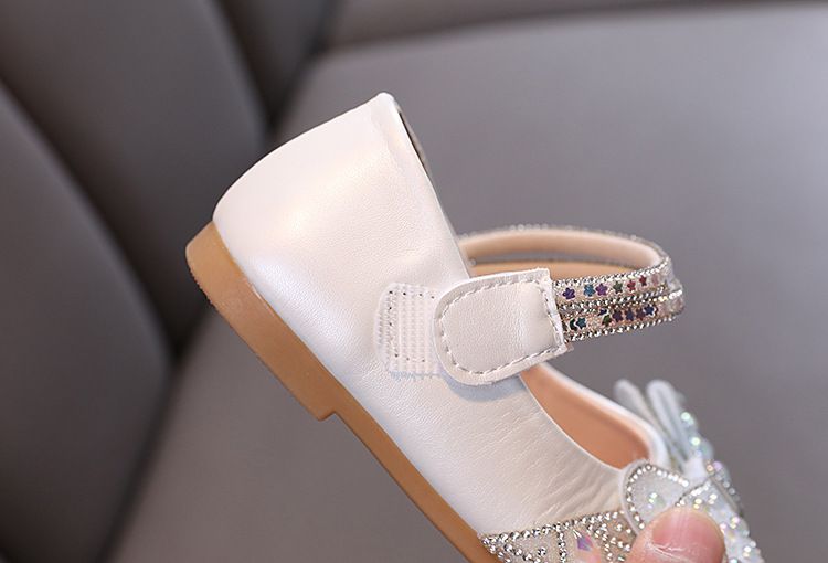 Neu Dame Baby Mädchen Mädchen Prinzessin Diamant Einzelnen Schuh Schuhe Dance_voghion.com
