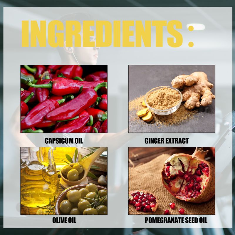 Zencefil Karın Kasları Kremi, Erkekler ve Kadınlar İçin Fitness Karın Kasları Cilt Onarım Kremi_voghion.com