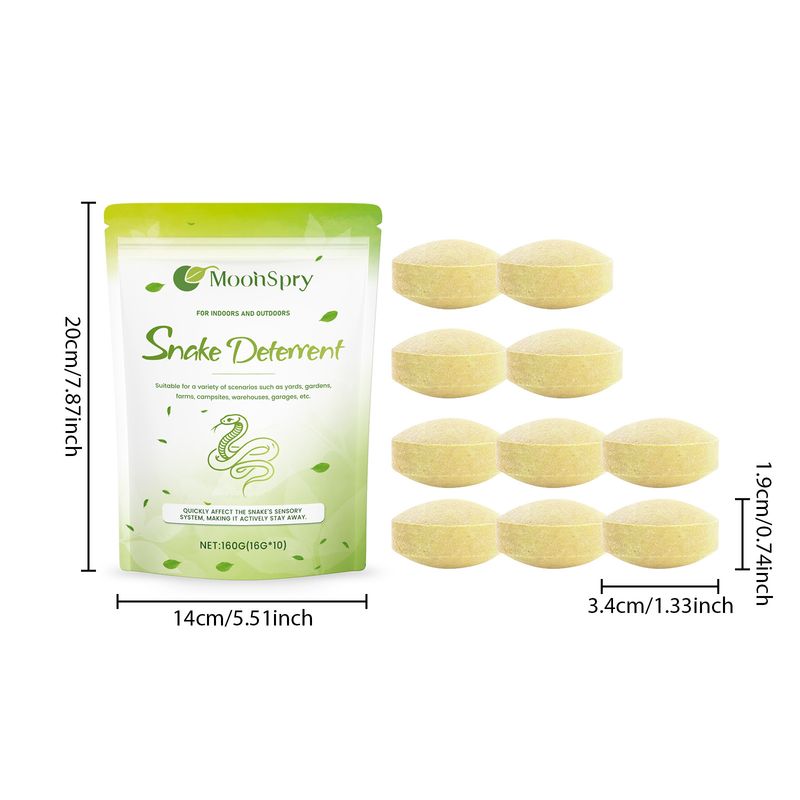 MOONSPRY Home Outdoor Portable Odor Avoid Snake Disturbance Repellent_voghion.com