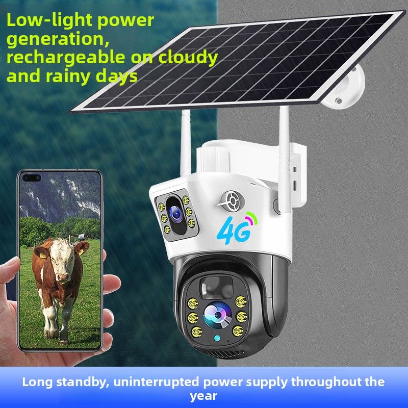 Trendy Items V380 Solar Powered Binocular WIFI HD Smart Waterproof Home Remote Outdoor Surveillance 4G Camera_voghion.com