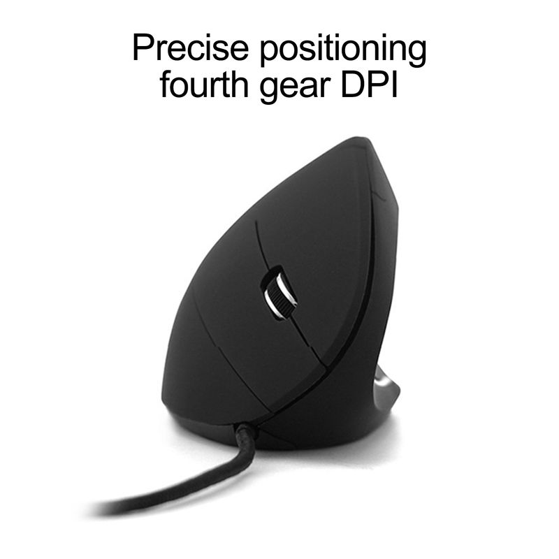 Xinweiqing Right Hand Ergonomic LED USB Wired Optical Wrist Mouse for PC Computer_voghion.com