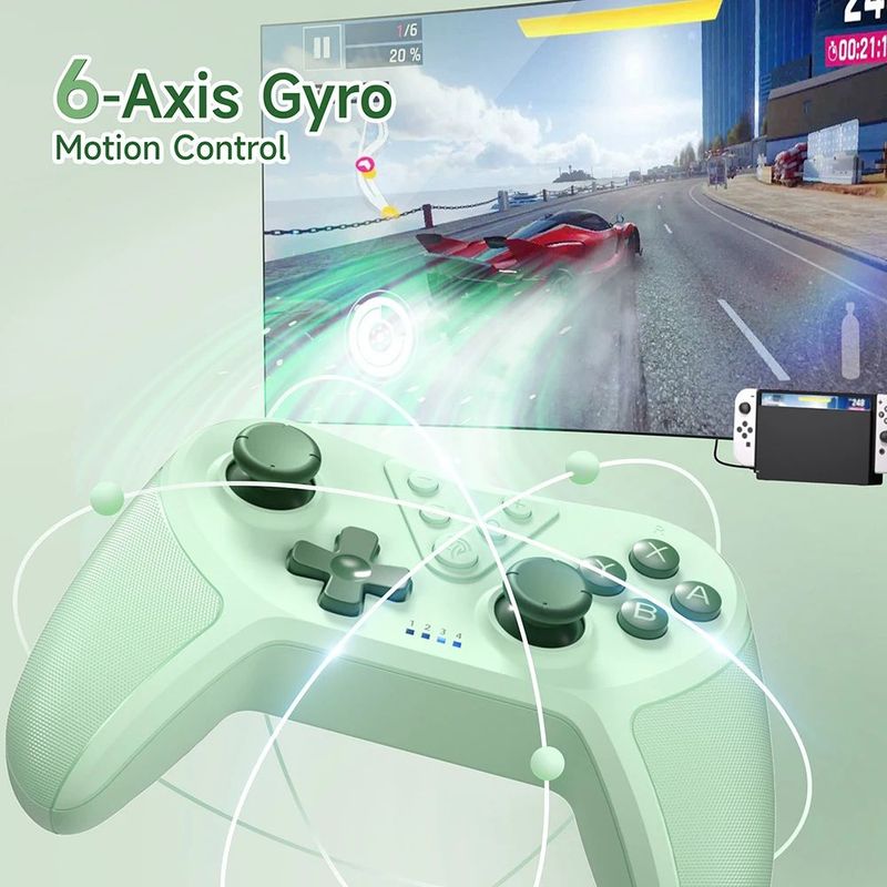 EasySMX T37 Bluetooth-Gamepad, kabelloser Switch Pro Controller_voghion.com