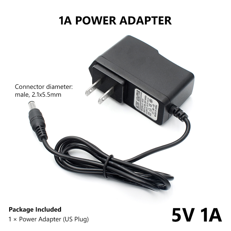 100-240 V AC auf DC 5 V/1 A Netzteil Ladegerät Transformator Adapter US EU Stecker DC 5 V 1 A Ladegerät Universal AC100-240 V_voghion.com