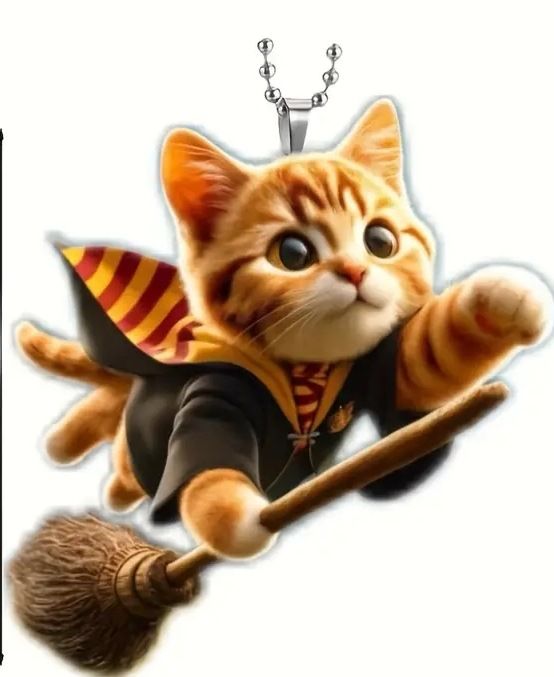 New 2D cute cat acrylic material plane, car pendant, backpack accessories_voghion.com