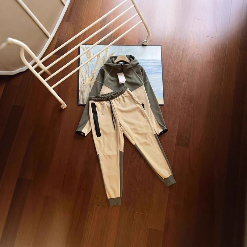 25SS Spring Autumn New Men's Air Layer Casual Sports Jacket Sweatpants Set 922 And 002_voghion.com