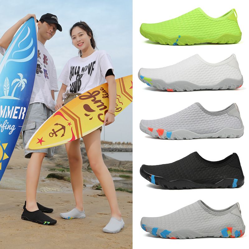 Couple Swimmin Men Thick Soft Sole Snorkelin Women Beach Divin Raftin Wadin Shoes Quick-Dry Non-Slip Stream_voghion.com