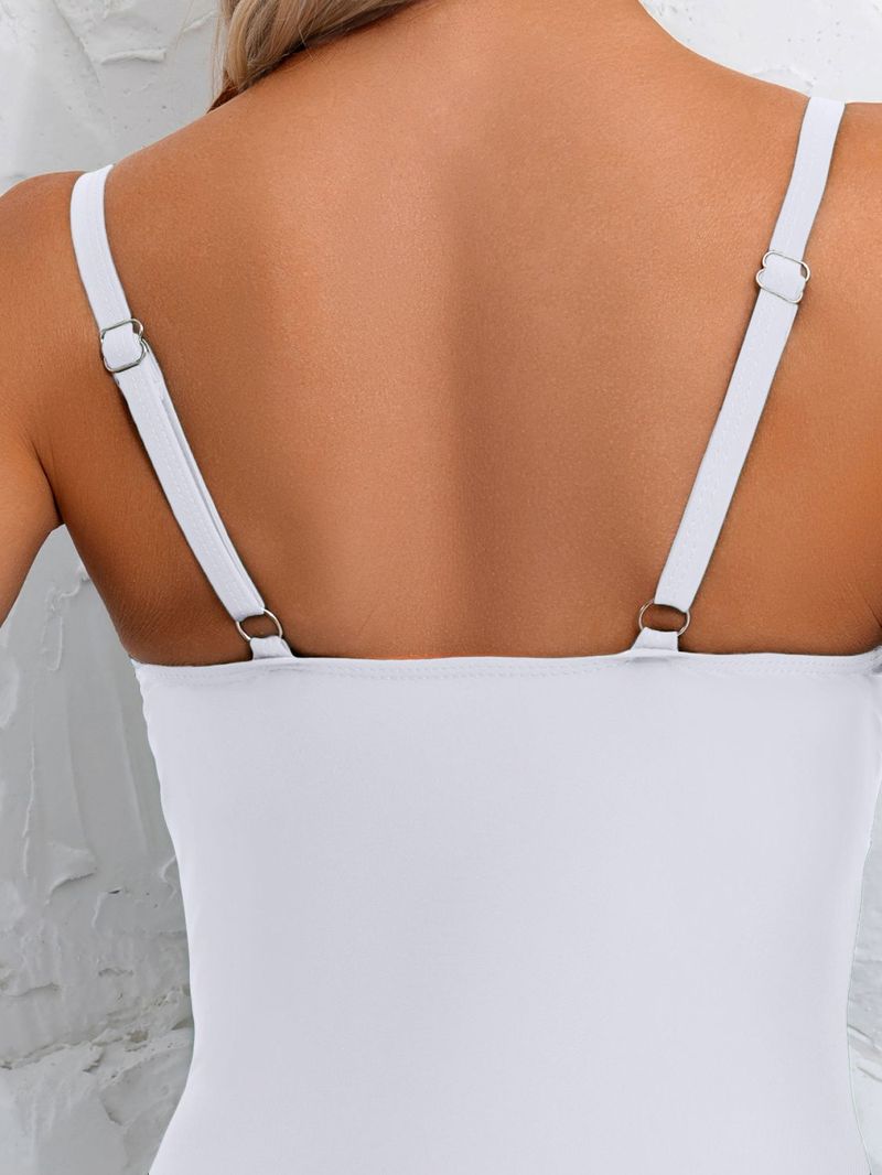 2025 New Style Slimming Conservative One-Piece Swimsuit For Women, Shaping And Tummy Control Bikini Swimwear_voghion.com