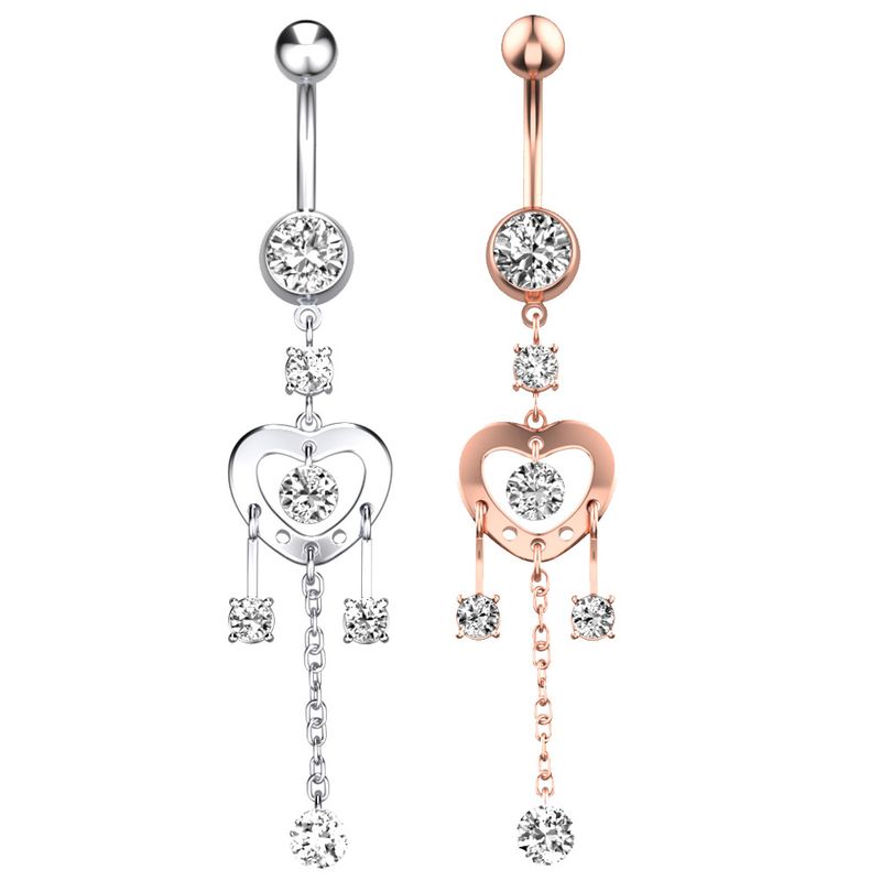 Squisito anello a forma di cuore con zircone per piercing all'ombelico, vendita all'ingrosso online_voghion.com