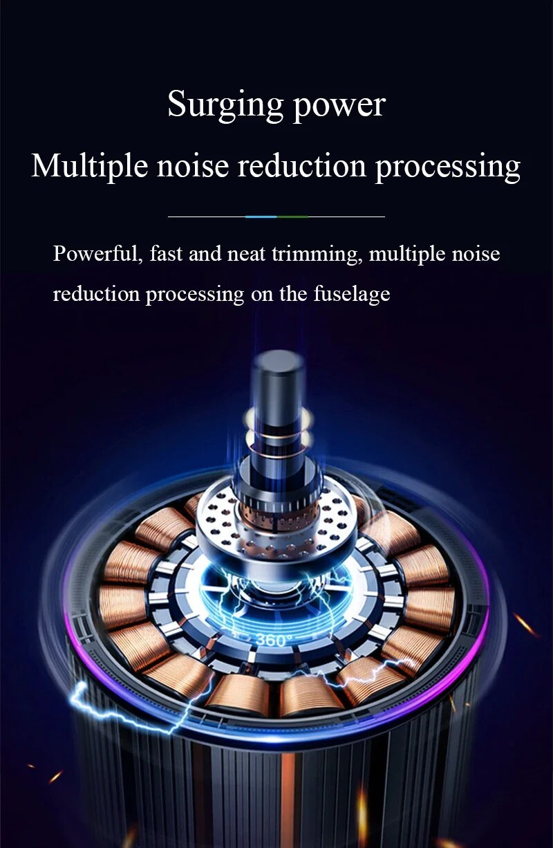 For Men Waterproof Electric Trimmer Razor Wet Amp Dry Use Rechargeable Battery Rotary Shavers hine_voghion.com