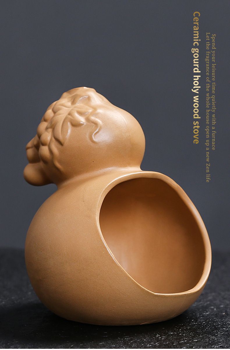 Keramik peruanischer Heiliger Holzhalter Salbei Tablett Weihrauchbrenner Wohndekor Ornament_voghion.com