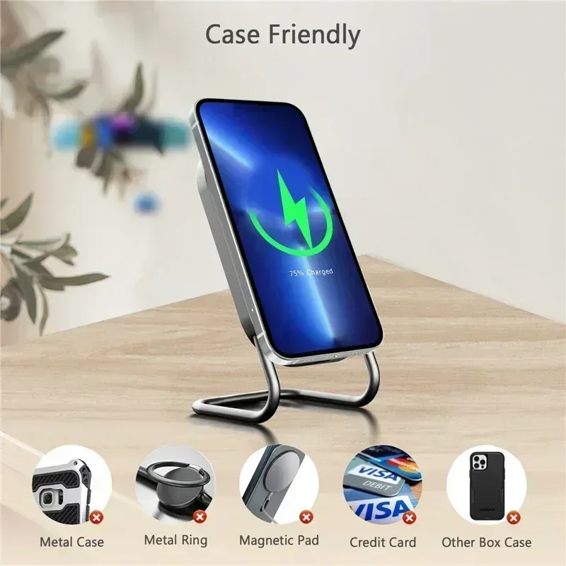 30W Wireless Charger Magnetic Fast Charging Stand Pad Magnet Phone Chargers Holder For IPhone 16 15 14 Xiaomi Samsung_voghion.com