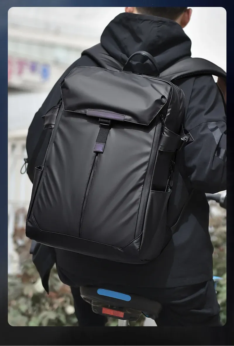 Wasserdichter Rucksack mit großer Kapazität für Herren, Computer-Rucksack, kontrollierte erweiterbare Tasche, Sport und_voghion.com