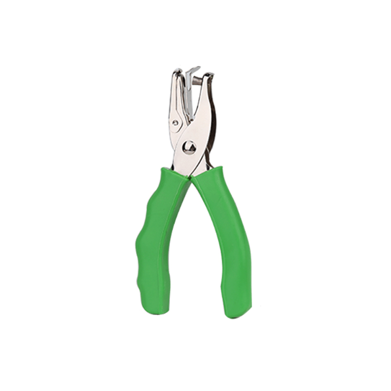 1Pcs Metal Punching Pliers Green Punching Pliers Hand Held Punching Pliers Ticket Checker Pliers Single Hole Paper Punch_voghion.com