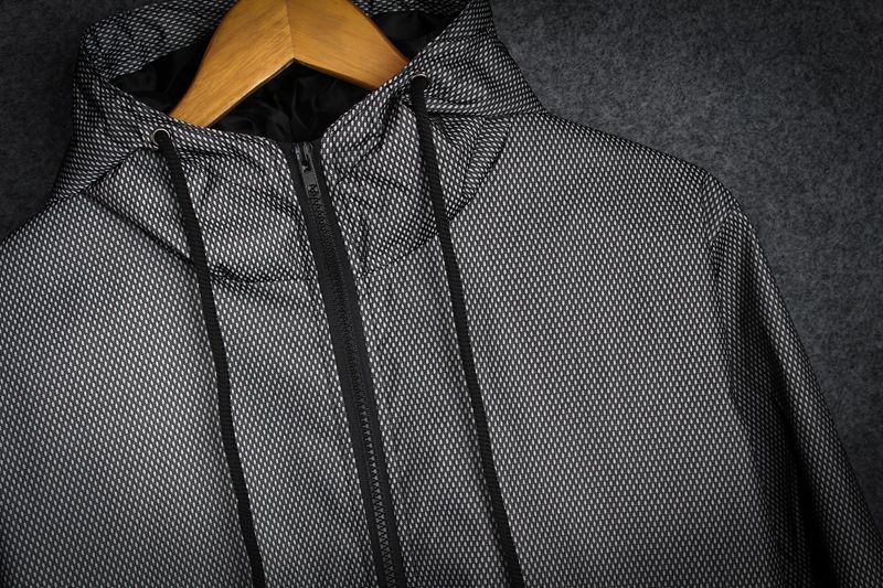 Herrkläder Lysande jacka Herrvindjacka Mode Tonåring Student Natt Löpning Sport Mesh Reflekterande Kläder_voghion.com