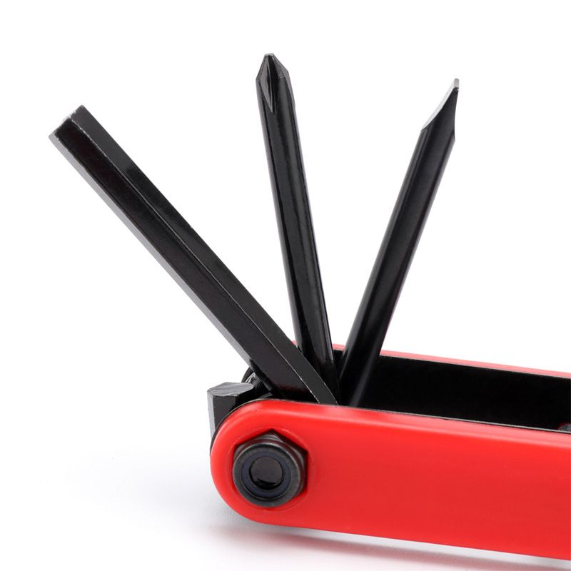 Fahrrad kombination werkzeug 7 in 1 Multifunktionale laden und klapp werkzeug, reparatur sechseckigen innen_voghion.com