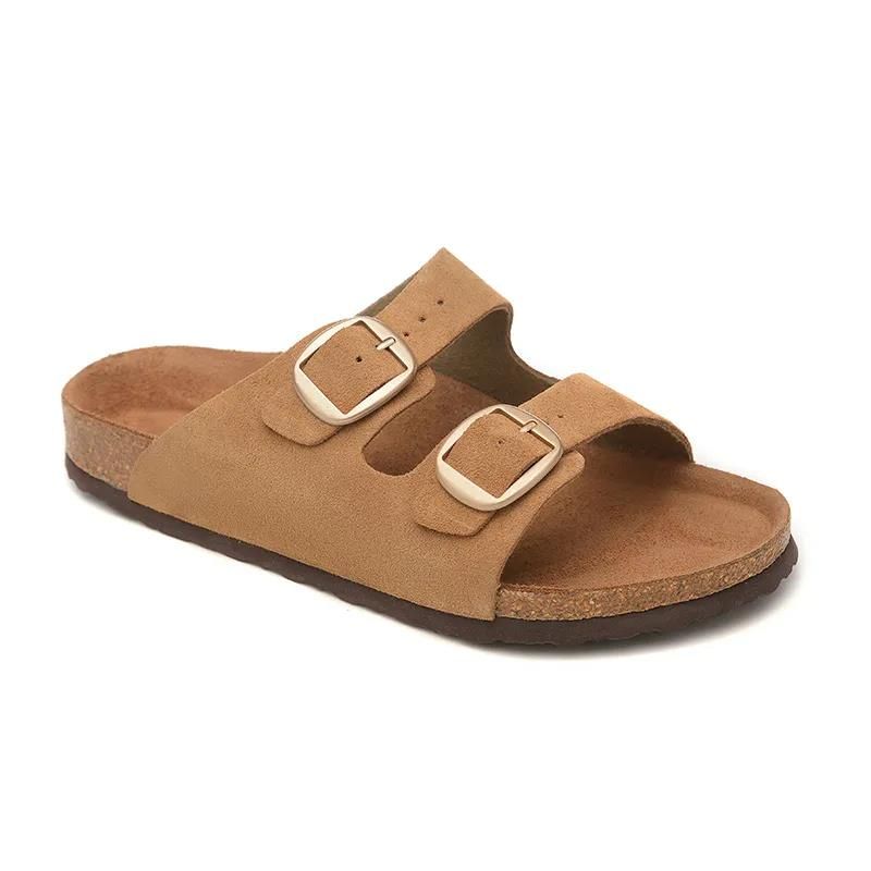 free Shipping Slippers Designer Sandals For Men Women Slides Shoes Sliders Suede Leather Sandal Flip Flops Slide Big_voghion.com