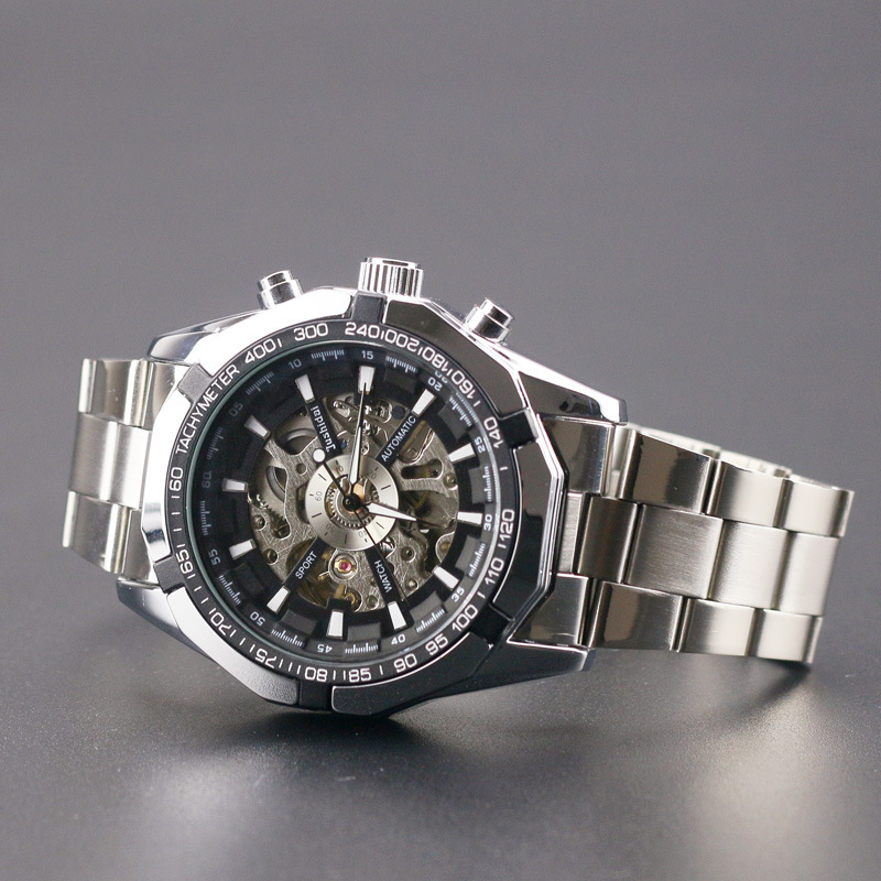 Volautomatisch hol mechanisch horloge, waterdicht retro herenboetiekhorloge, charmant zakelijk horloge, elite herenhorloge_voghion.com