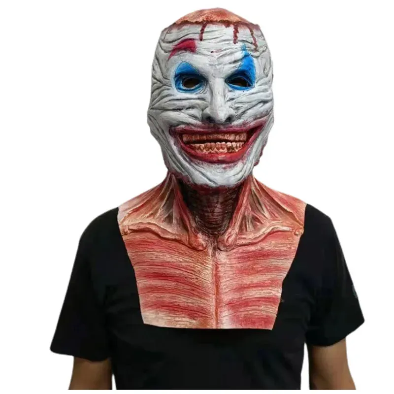 2025 Nuovissima maschera biologica scheletro 3D in lattice con mascella mobile Maschera horror di Halloween Casco per feste Cosplay Scheletro Decorazione Puntelli_voghion.com