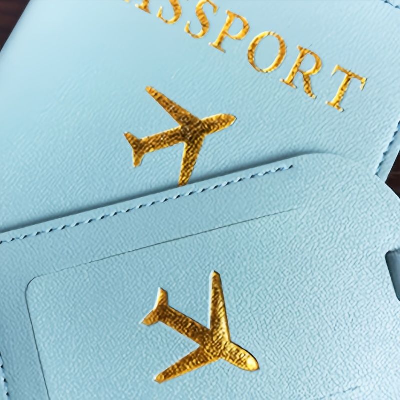 Luggage Tag And Passport Cover, Set Card Passport Holder Set Luggage Tag Passport Holder Passport Cover_voghion.com