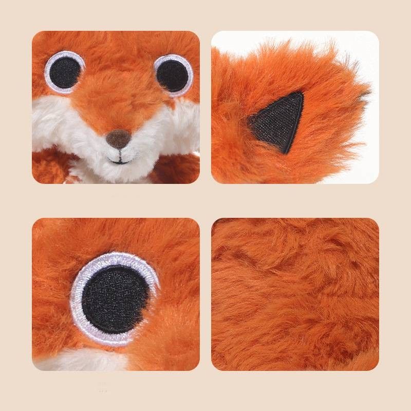 38cm Dewar Fox Adorable Plush Toy Soft Stuffed Animal Cute Birthday Girls For Gift_voghion.com