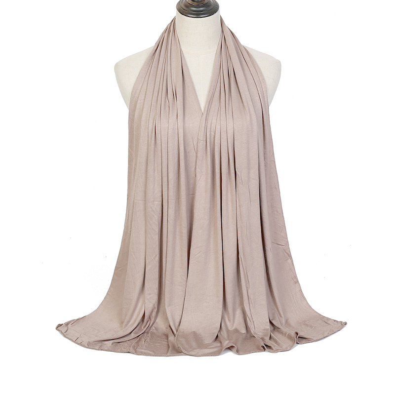 Dehnbarer Hijab, großer, schlichter Maxi-Schal, Schal, hochwertiger, warmer Wickelschal, Geschenke zum Eid, Muttertag_voghion.com