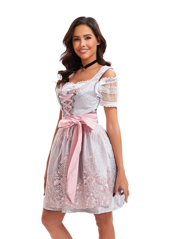 Abbigliamento femminile vendita calda donne festa della birra tedesca costume tradizionale vestito etnico festa spettacolo sul palco vestito_voghion.com