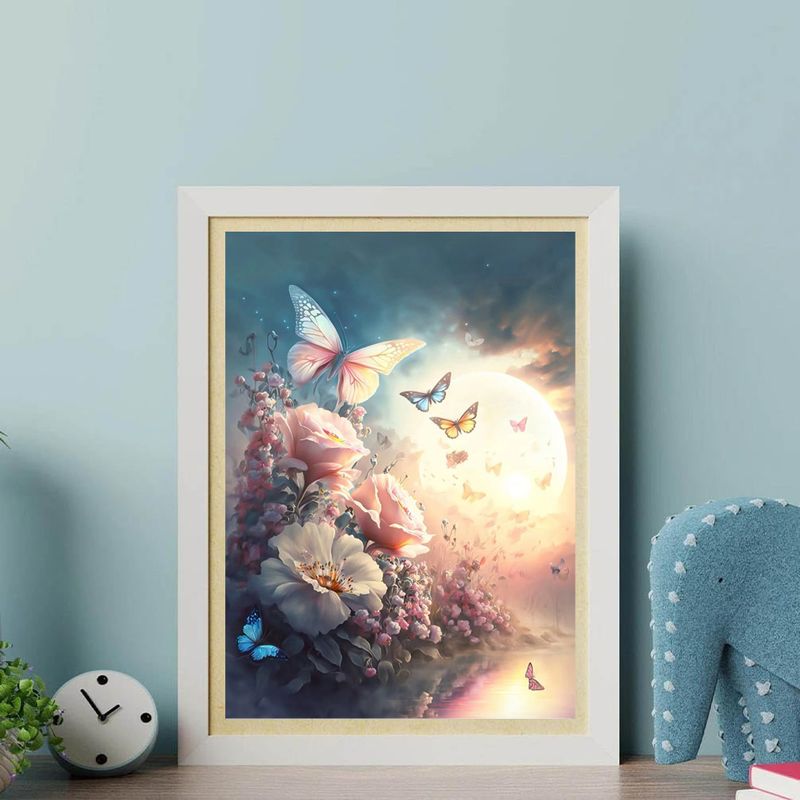 DIY diamantmaleri, 30 * 40 cm (gratis high-end guldbelagt mønster fotoramme)_voghion.com