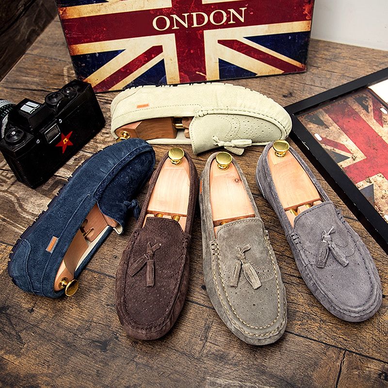 SHLIANG Klassische Herren Freizeitschuhe Mode Fahren Casual Bootsschuhe Herren Hochwertige Weiche Sohle Herren Loafer Mokassin Schuhe X0052_voghion.com