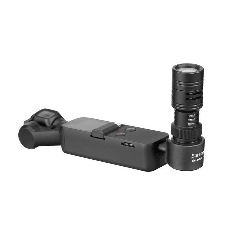 Saramonic SmartMic + Di/UC Type-C Directional Microphone With Foam Windscreen For IOS IPhone 13 11 7 Plus Android_voghion.com