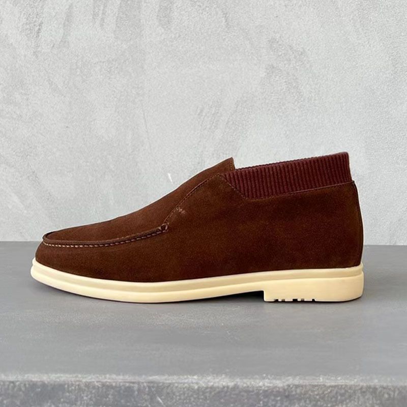 Erkekler İçin Yeni Stil Yeni Slip-On Loafer'lar, Düz, Şık, Günlük, Çok Yönlü, Hafif ve Rahat Ayakkabılar_voghion.com