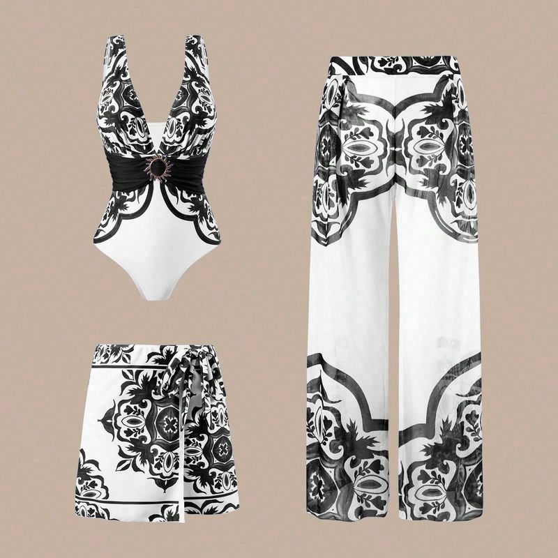 Sexy einteiliger Badeanzug für Damen mit hoher Elastizität und rückenfreiem Design – bequeme und stylische Bademode für Strand und Pool_voghion.com