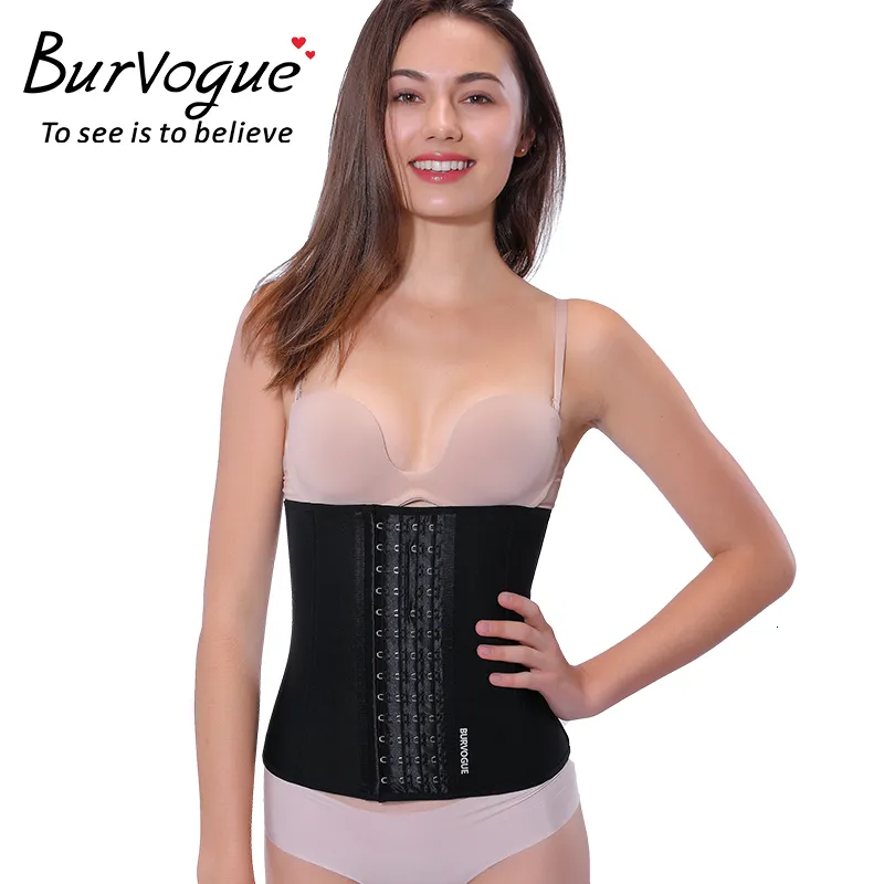 Talje Mave Shaper Burvogue Waist Trainer Korset til Vægttab Kvinder Latex Corset Body Shaper Mave Talje Cincher_voghion.com