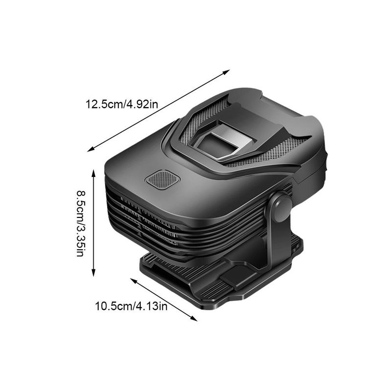 12V 150W Car Window Defroster Quick Heating Defrosting Mounted Heater Windscreen And Deer Fan Vehicle B1W1_voghion.com