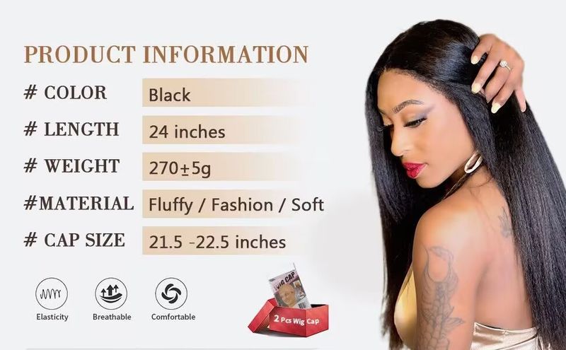 Synthetische Clip-in-Perücken für Frauen 13 * 4 * 1 Vordere Spitze YAKI Synthetische Perücke Spitzenperücke_voghion.com