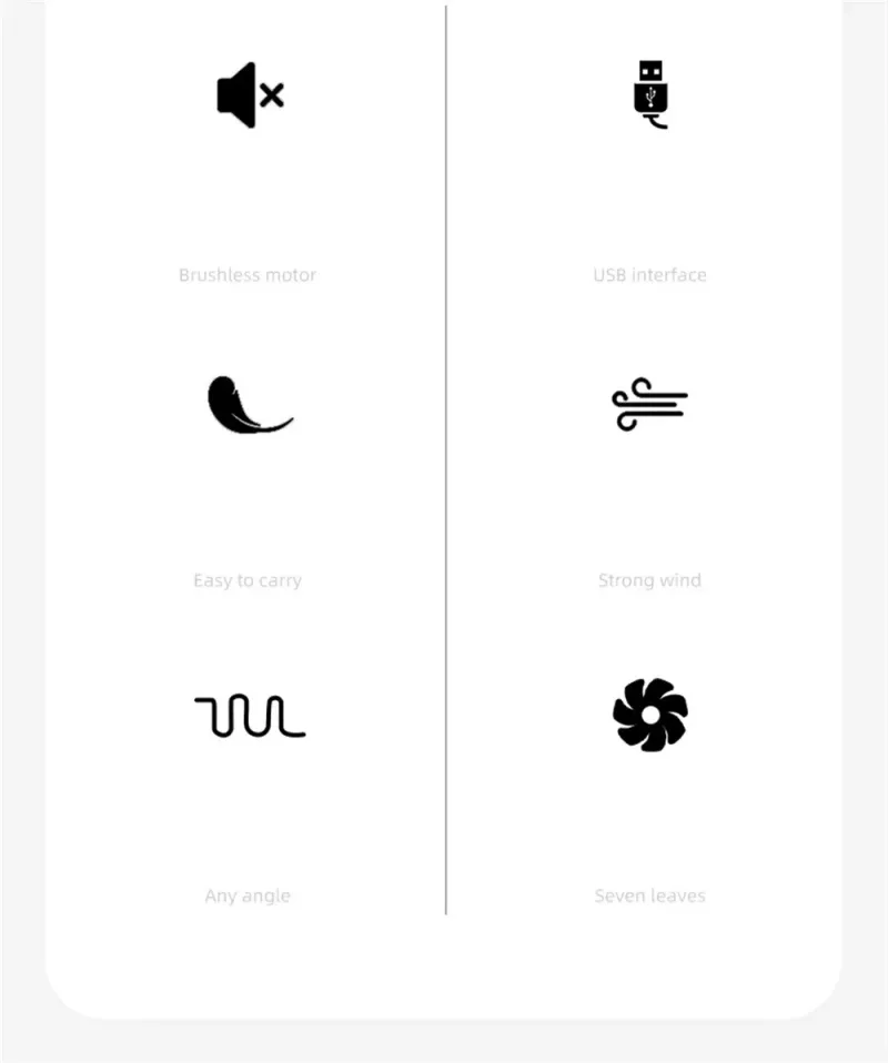 Neu Mini Stille Büro Tisch Kleine Kühler Sommer Tragbare Lüfter USB Aufladbare_voghion.com