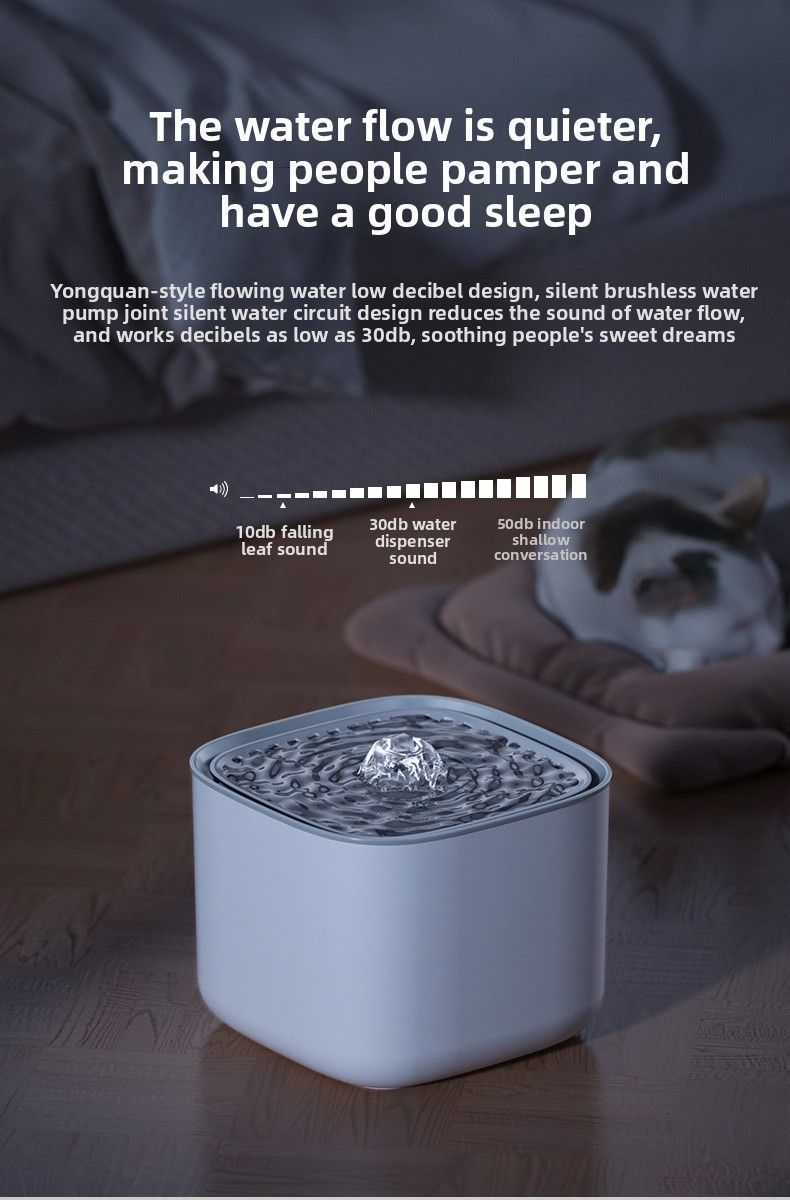 Cat Drinking Fountain Automatically Filters Circulating Water, Large-capacity Smart Dog Pet Drinking Fountain_voghion.com